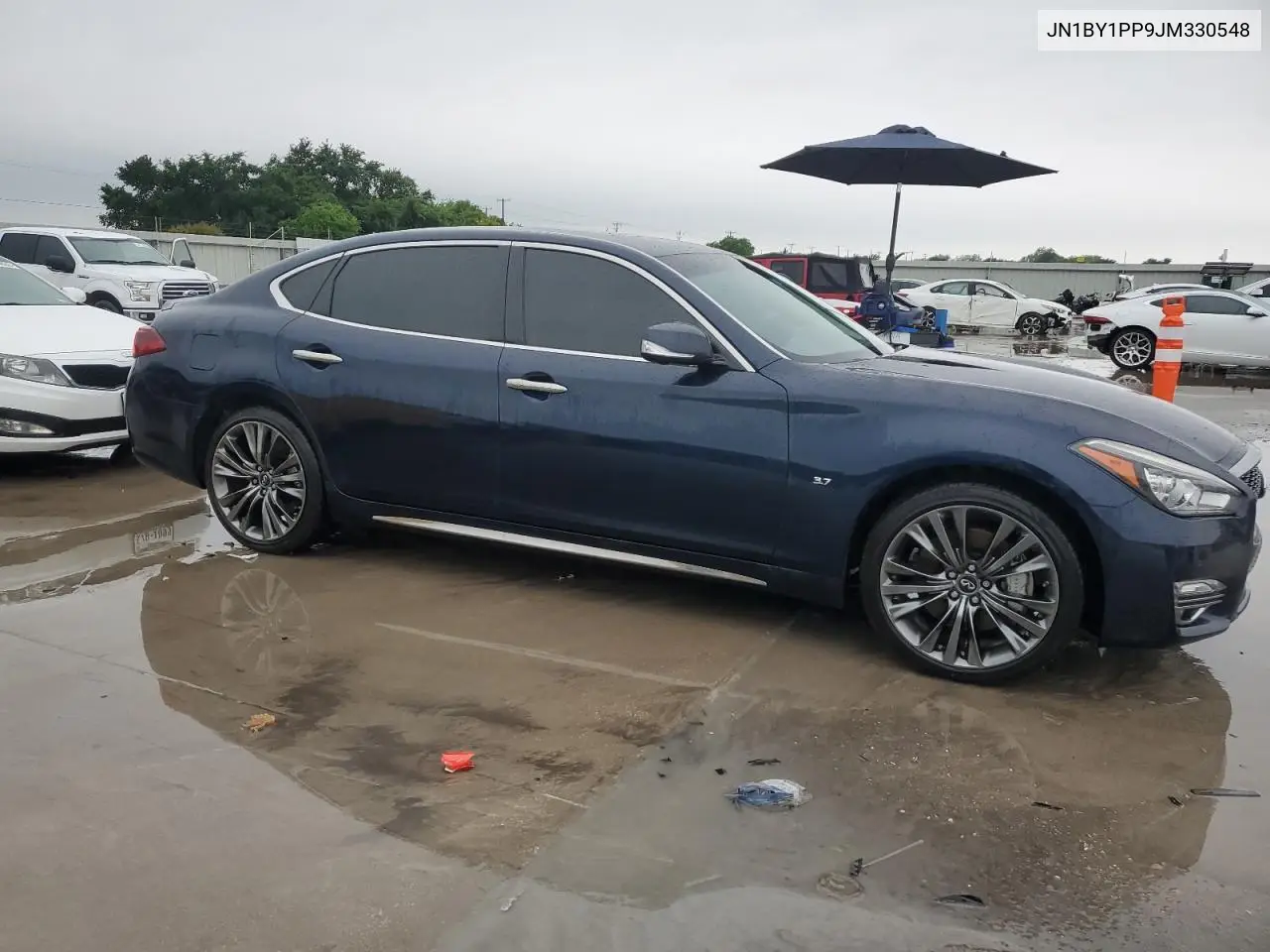 2018 Infiniti Q70L 3.7 Luxe VIN: JN1BY1PP9JM330548 Lot: 53406435