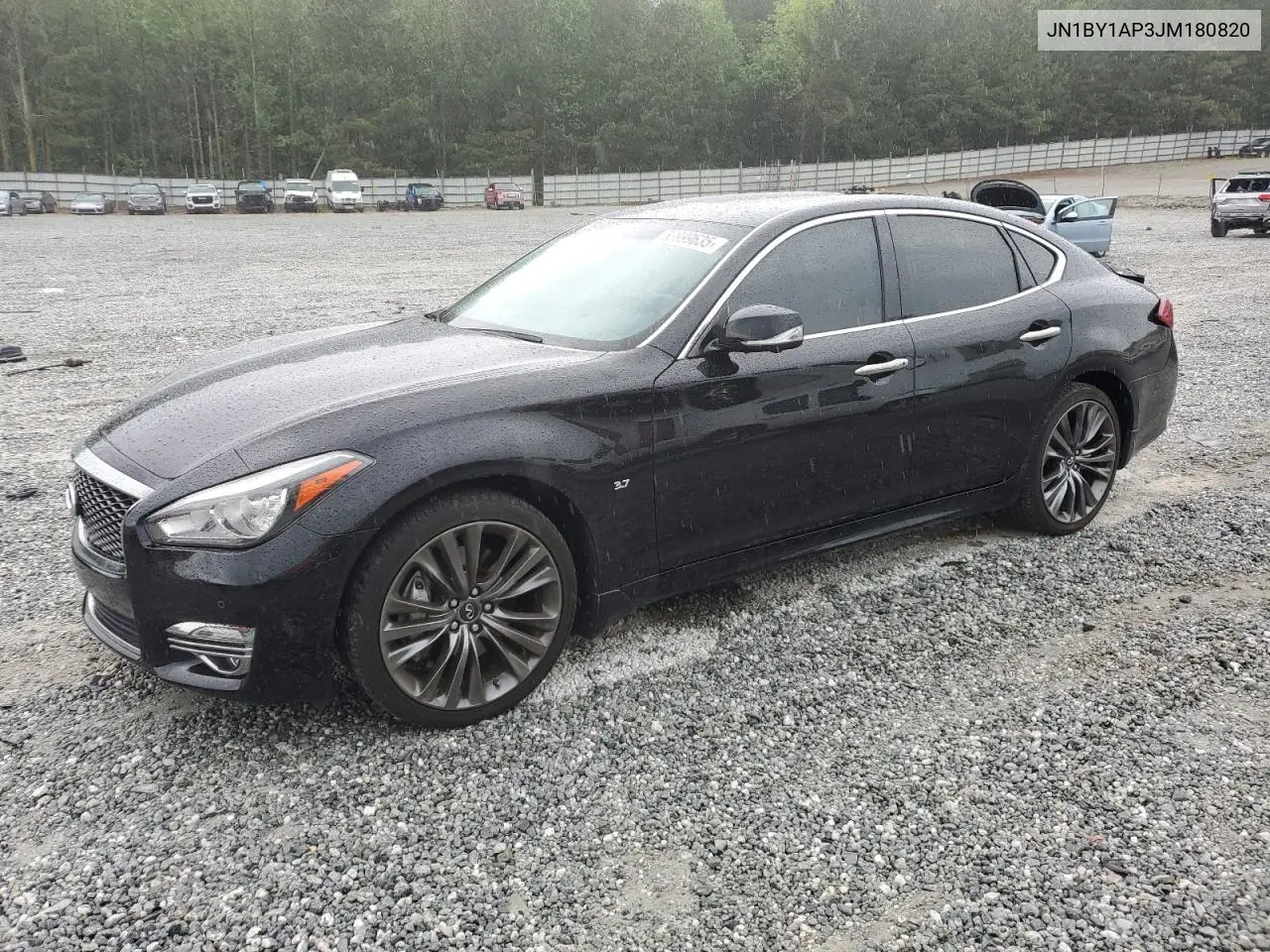2018 Infiniti Q70 3.7 Luxe VIN: JN1BY1AP3JM180820 Lot: 53999635