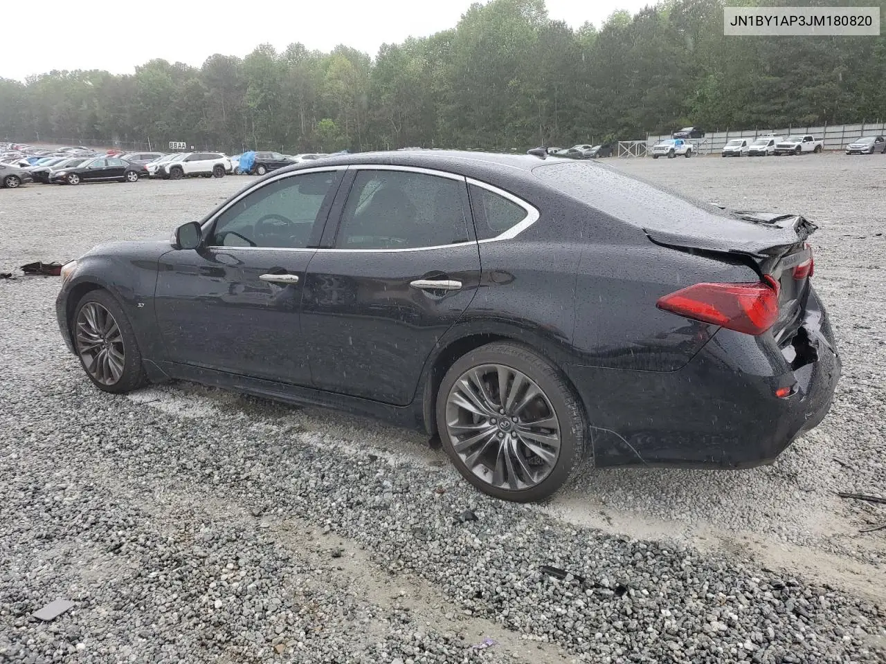 2018 Infiniti Q70 3.7 Luxe VIN: JN1BY1AP3JM180820 Lot: 53999635