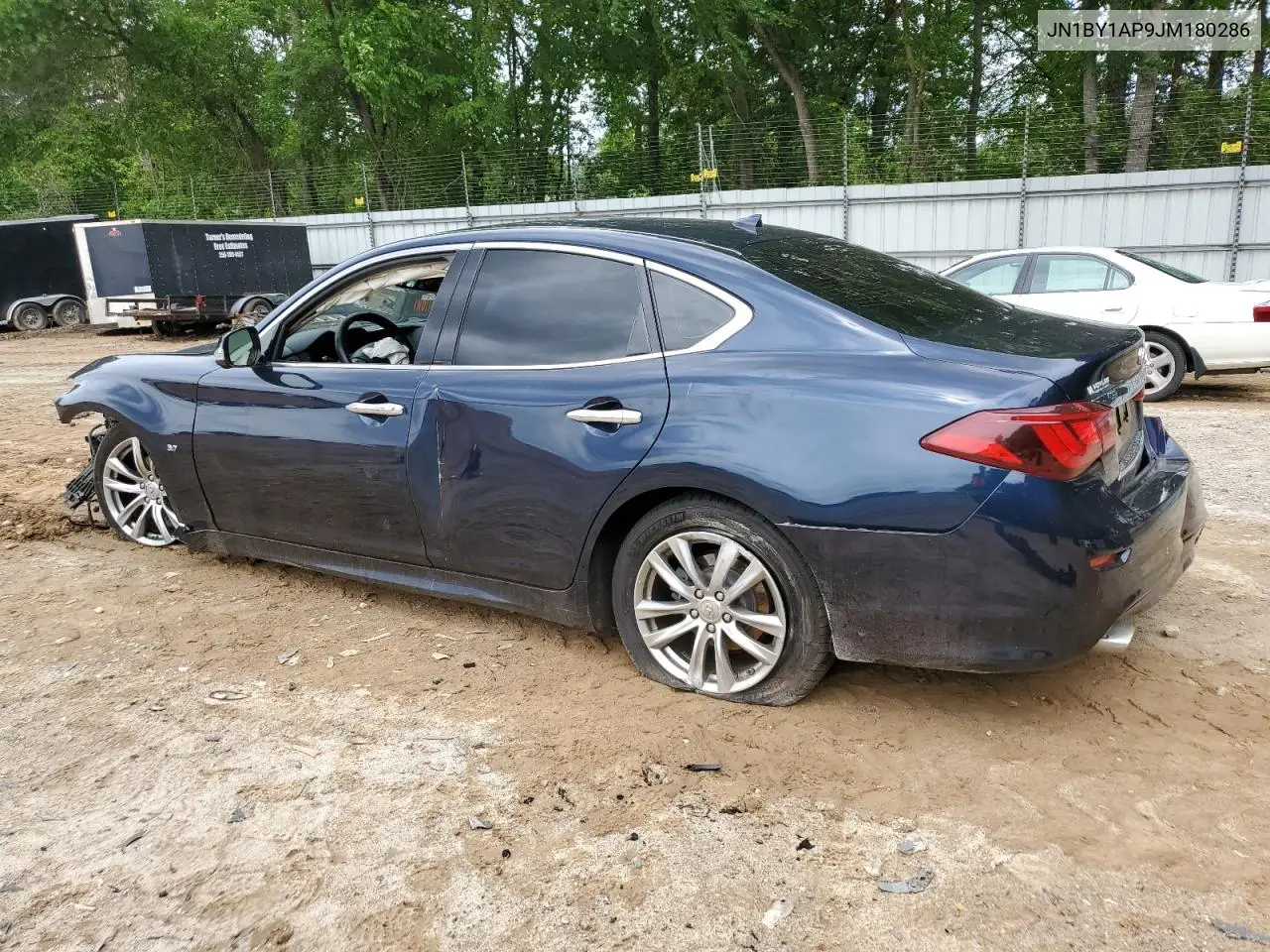 2018 Infiniti Q70 3.7 Luxe VIN: JN1BY1AP9JM180286 Lot: 55226265
