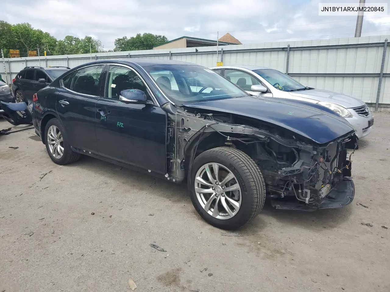 2018 Infiniti Q70 3.7 Luxe VIN: JN1BY1ARXJM220845 Lot: 59738435
