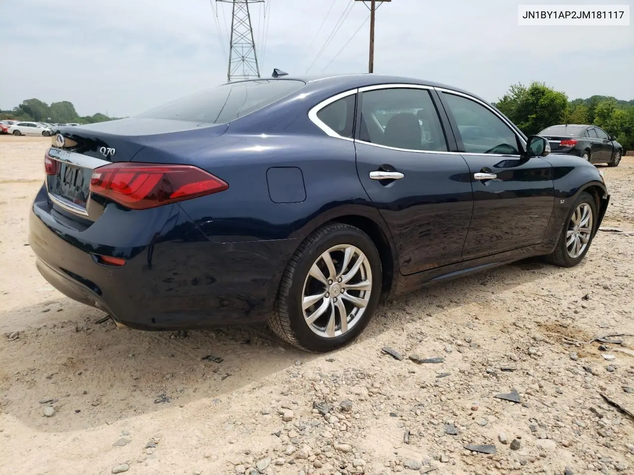 2018 Infiniti Q70 3.7 Luxe VIN: JN1BY1AP2JM181117 Lot: 60838735