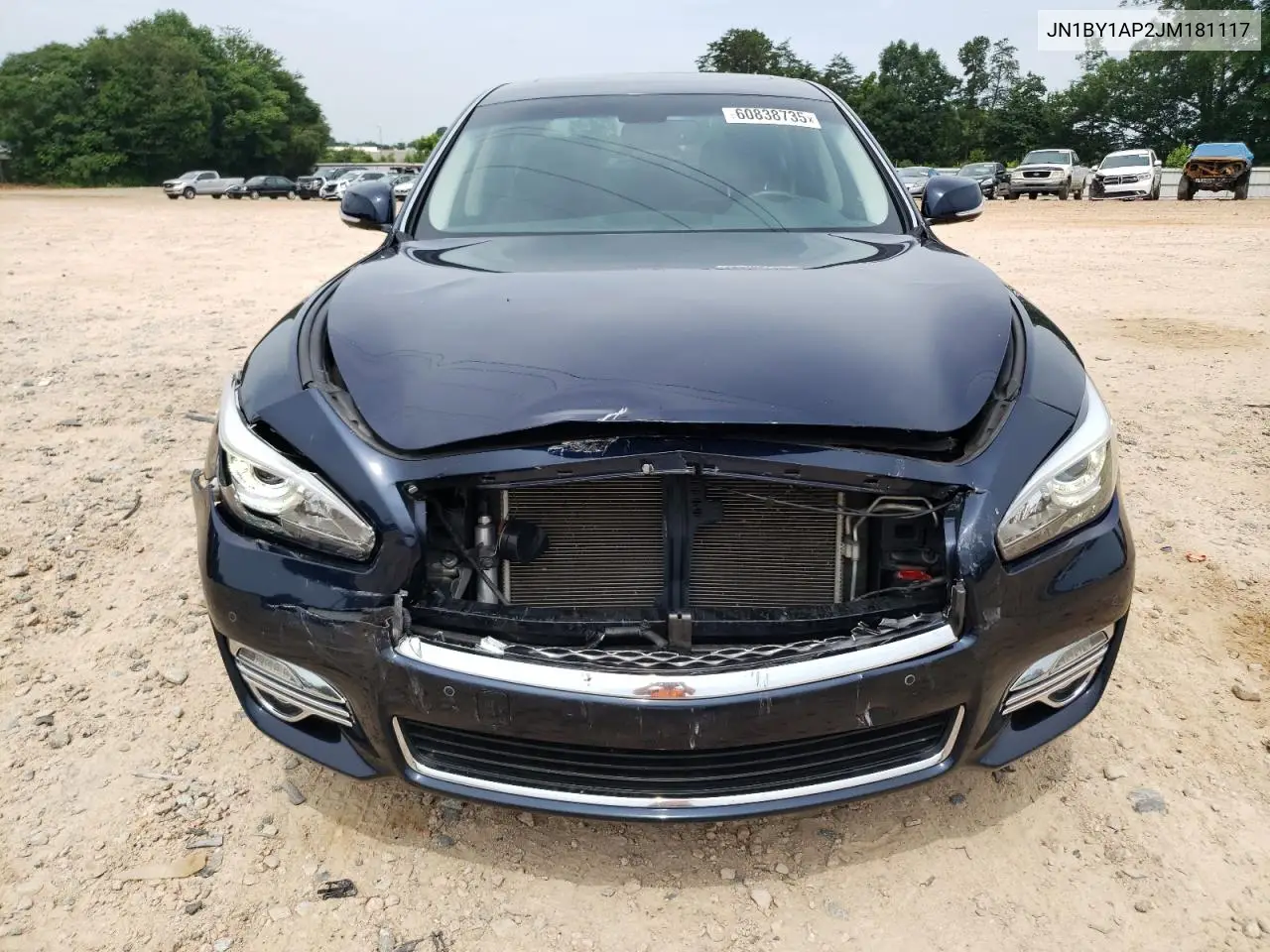 2018 Infiniti Q70 3.7 Luxe VIN: JN1BY1AP2JM181117 Lot: 60838735