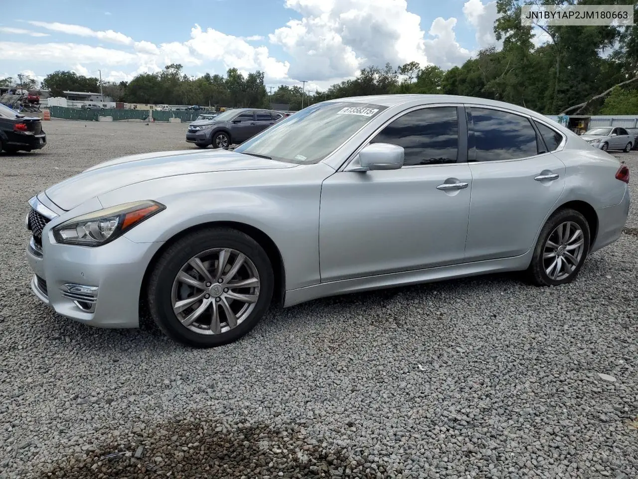 2018 Infiniti Q70 3.7 Luxe VIN: JN1BY1AP2JM180663 Lot: 61358315