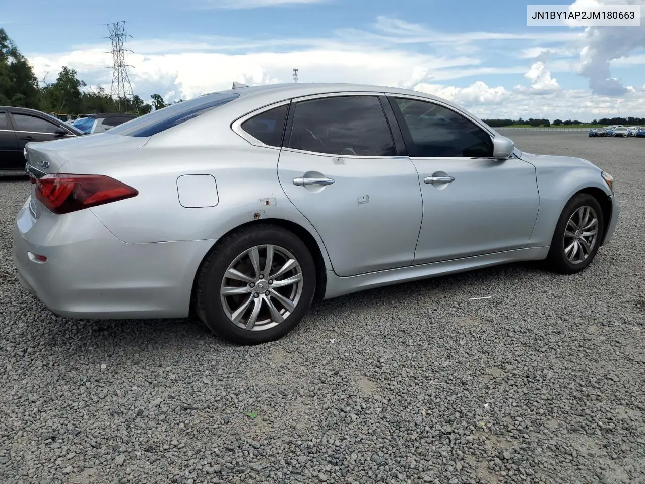 2018 Infiniti Q70 3.7 Luxe VIN: JN1BY1AP2JM180663 Lot: 61358315
