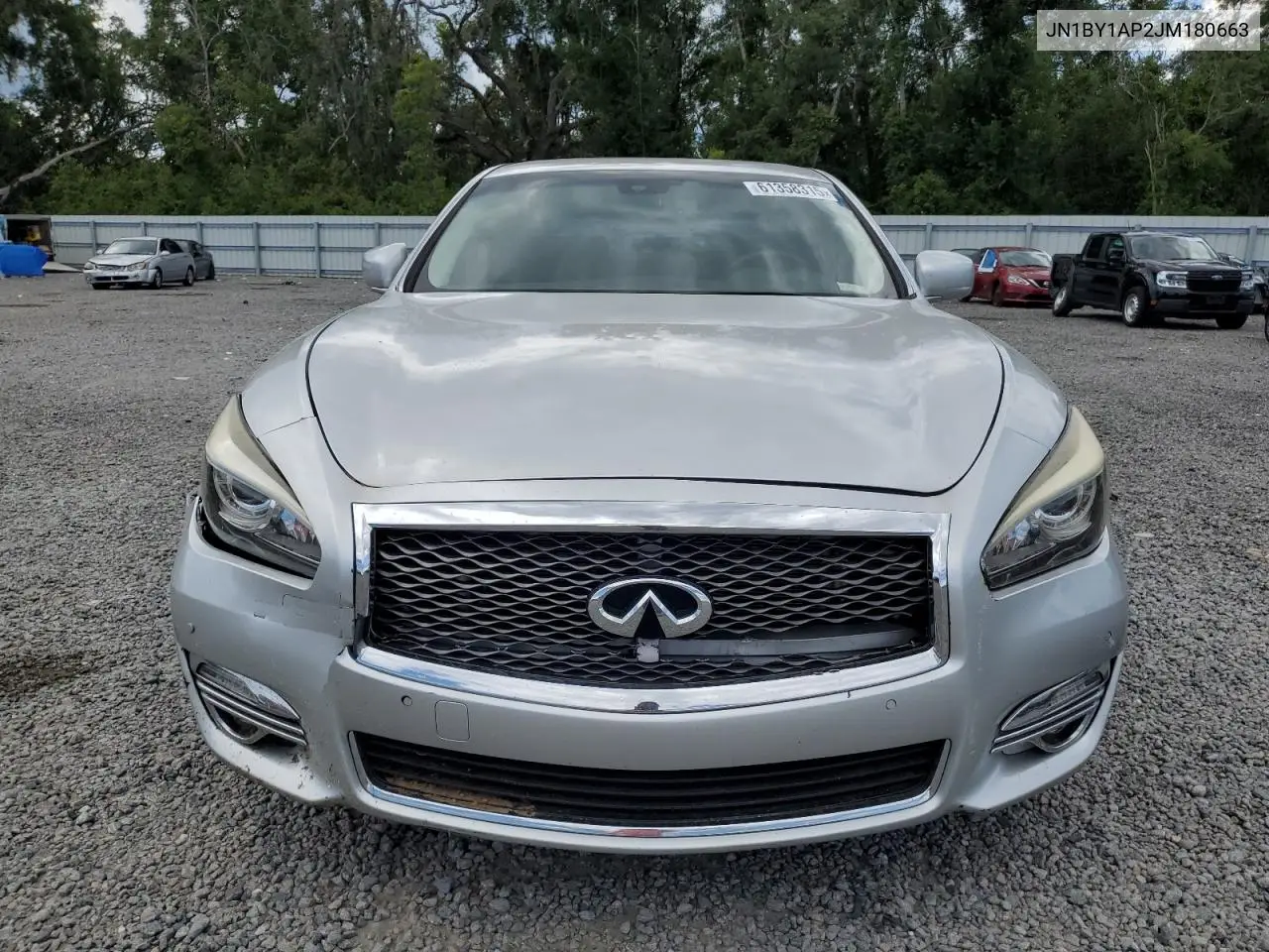 2018 Infiniti Q70 3.7 Luxe VIN: JN1BY1AP2JM180663 Lot: 61358315