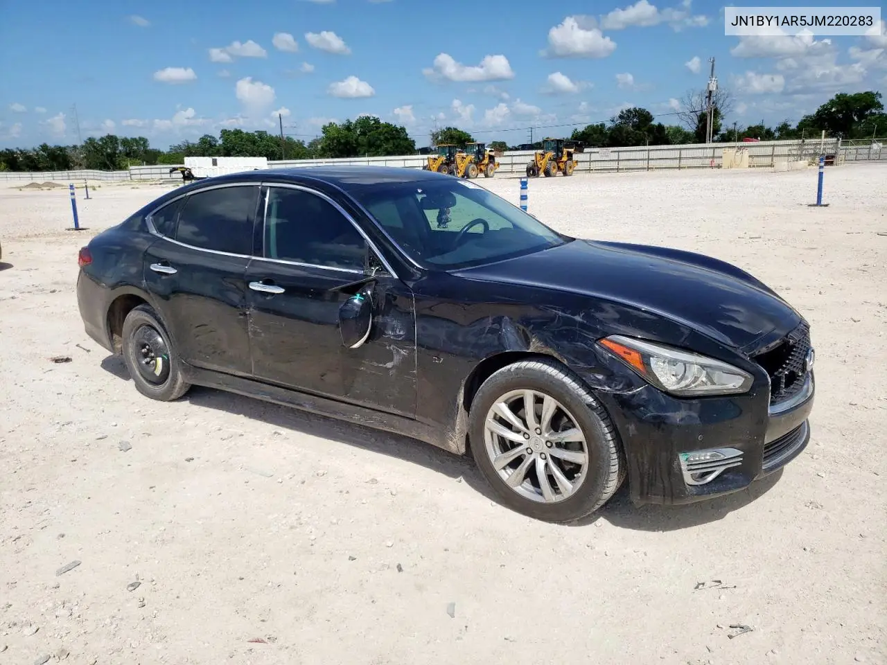 2018 Infiniti Q70 3.7 Luxe VIN: JN1BY1AR5JM220283 Lot: 61725825