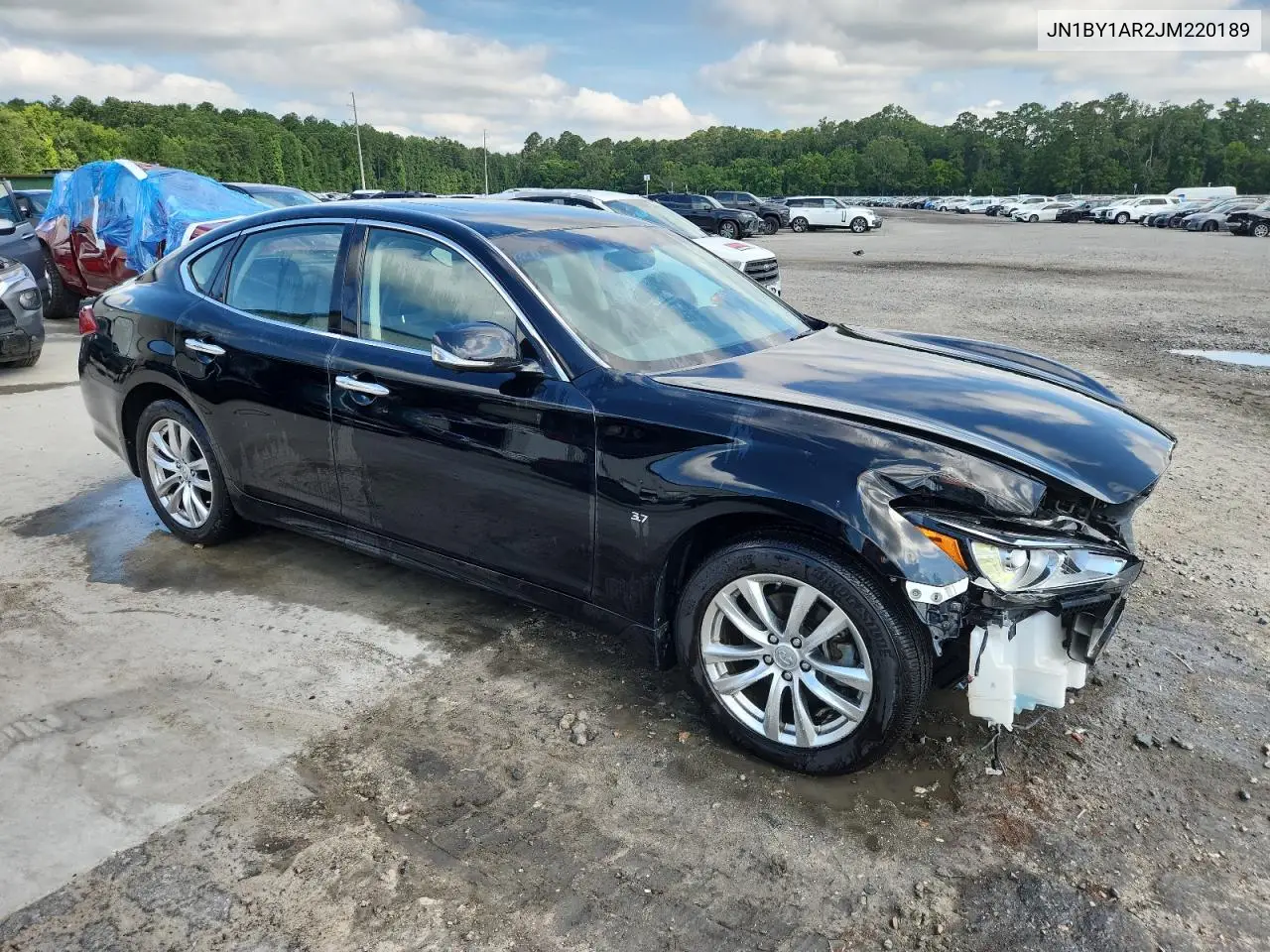 2018 Infiniti Q70 3.7 Luxe VIN: JN1BY1AR2JM220189 Lot: 62899665
