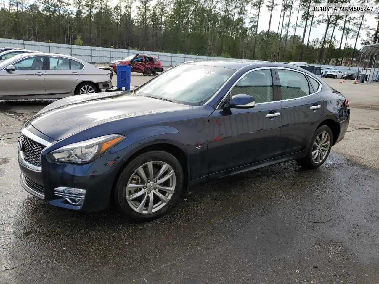 2019 Infiniti Q70 3.7 Luxe VIN: JN1BY1AP2KM505247 Lot: 45565355