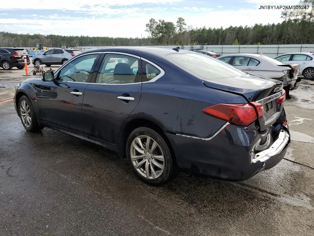 2019 Infiniti Q70 3.7 Luxe VIN: JN1BY1AP2KM505247 Lot: 45565355