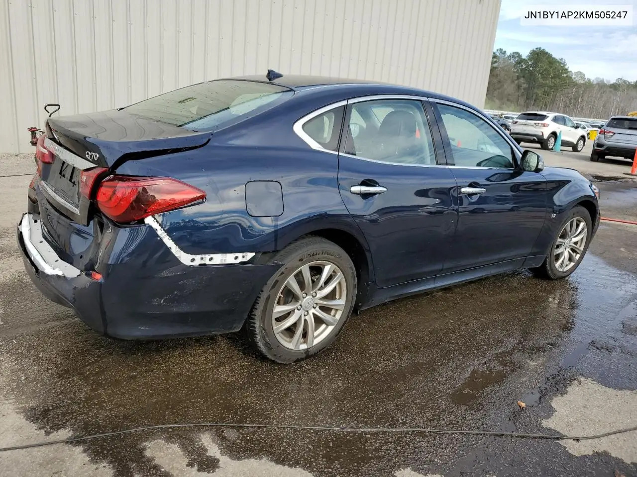 2019 Infiniti Q70 3.7 Luxe VIN: JN1BY1AP2KM505247 Lot: 45565355