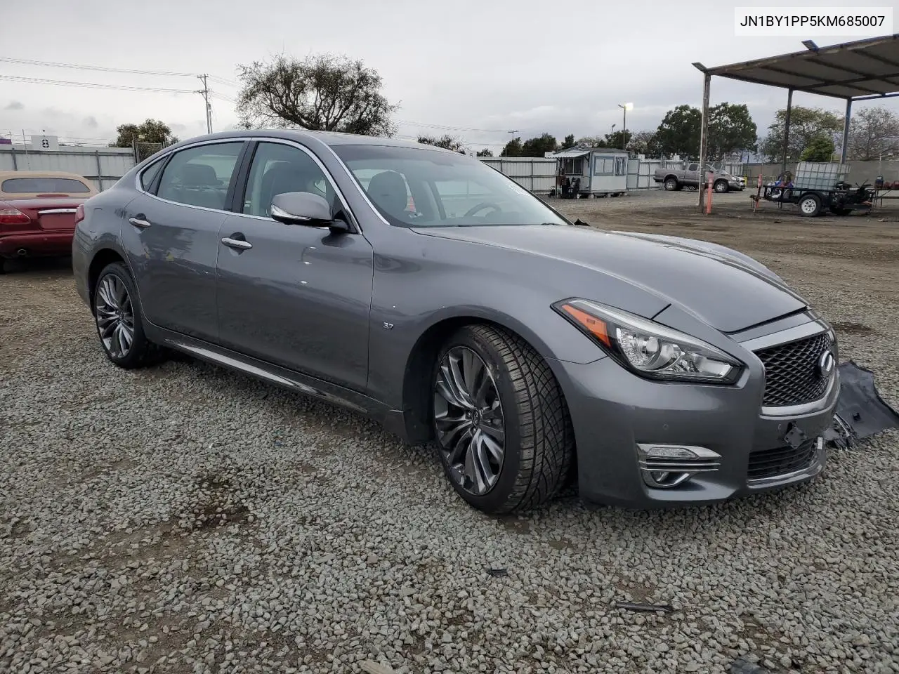 2019 Infiniti Q70L 3.7 Luxe VIN: JN1BY1PP5KM685007 Lot: 47675725