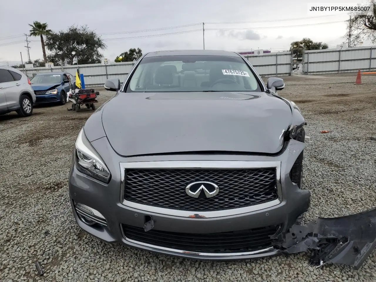 2019 Infiniti Q70L 3.7 Luxe VIN: JN1BY1PP5KM685007 Lot: 47675725