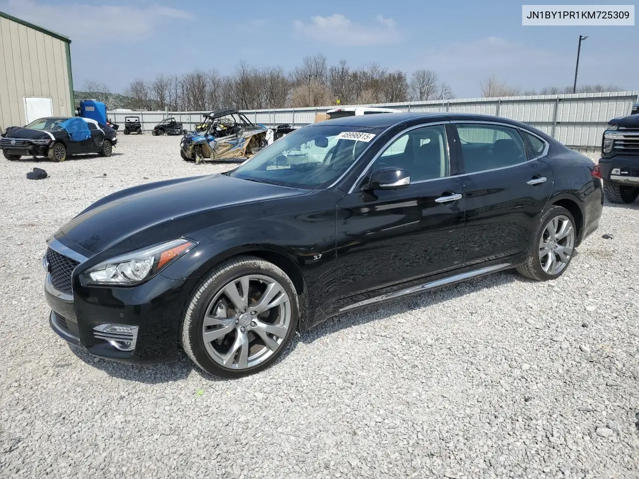 2019 Infiniti Q70L 3.7 Luxe VIN: JN1BY1PR1KM725309 Lot: 48998815