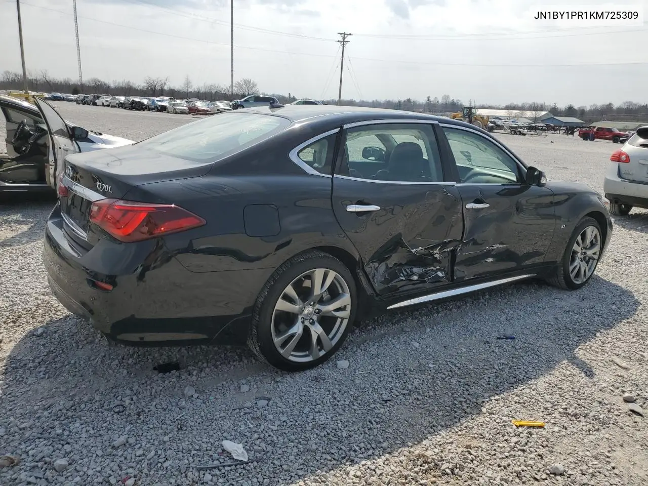 2019 Infiniti Q70L 3.7 Luxe VIN: JN1BY1PR1KM725309 Lot: 48998815