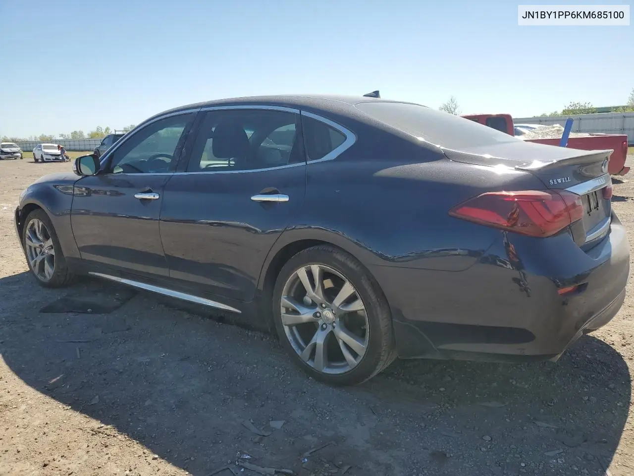 2019 Infiniti Q70L 3.7 Luxe VIN: JN1BY1PP6KM685100 Lot: 50040205