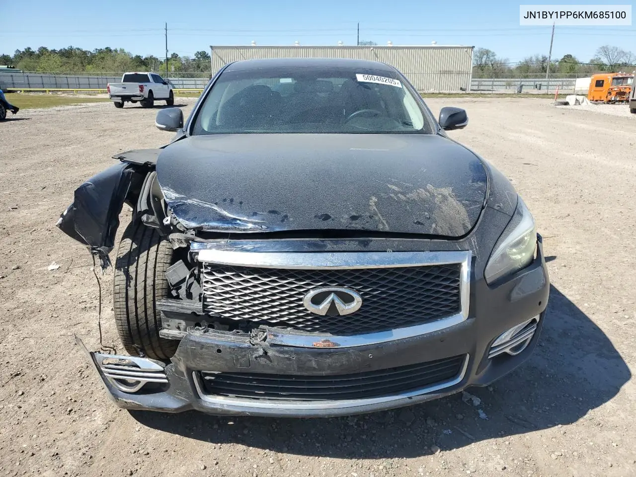 2019 Infiniti Q70L 3.7 Luxe VIN: JN1BY1PP6KM685100 Lot: 50040205