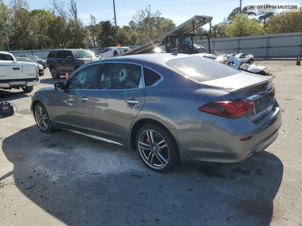 2019 Infiniti Q70L 3.7 Luxe VIN: JN1BY1PP9KM685298 Lot: 50368825