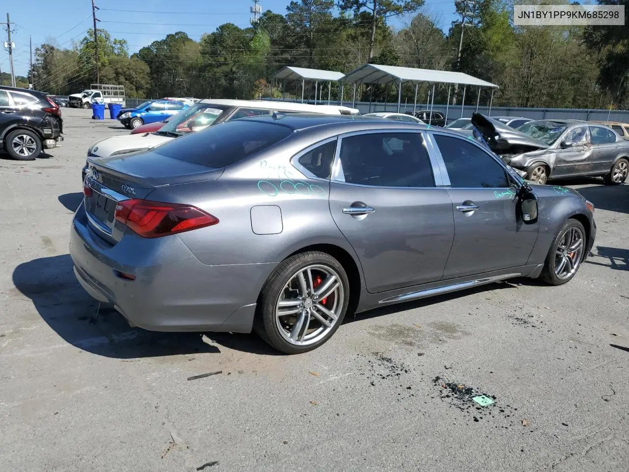2019 Infiniti Q70L 3.7 Luxe VIN: JN1BY1PP9KM685298 Lot: 50368825