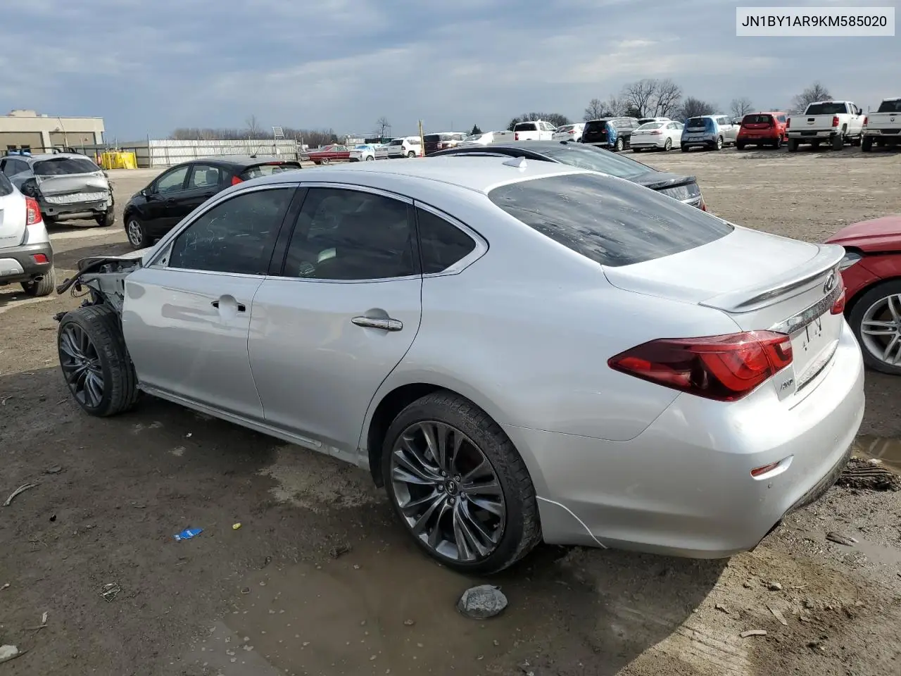 2019 Infiniti Q70 3.7 Luxe VIN: JN1BY1AR9KM585020 Lot: 50630595