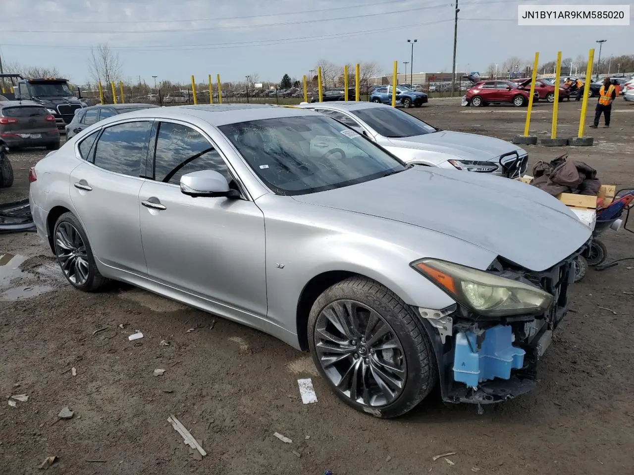 2019 Infiniti Q70 3.7 Luxe VIN: JN1BY1AR9KM585020 Lot: 50630595