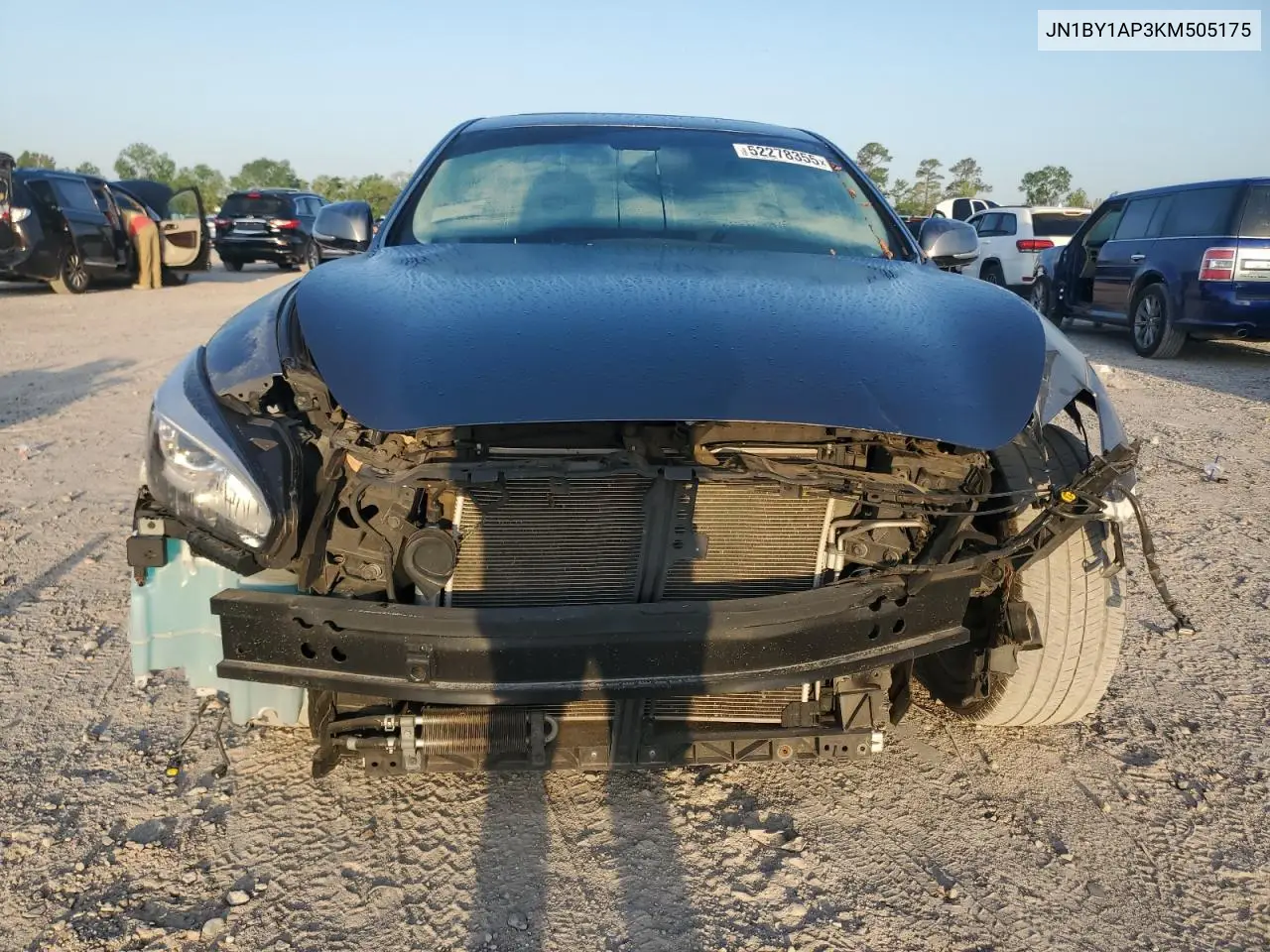 2019 Infiniti Q70 3.7 Luxe VIN: JN1BY1AP3KM505175 Lot: 52278355