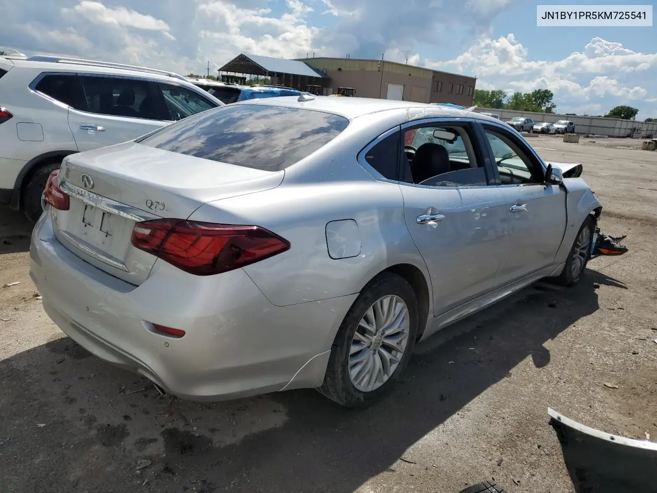 2019 Infiniti Q70L 3.7 Luxe VIN: JN1BY1PR5KM725541 Lot: 53800465
