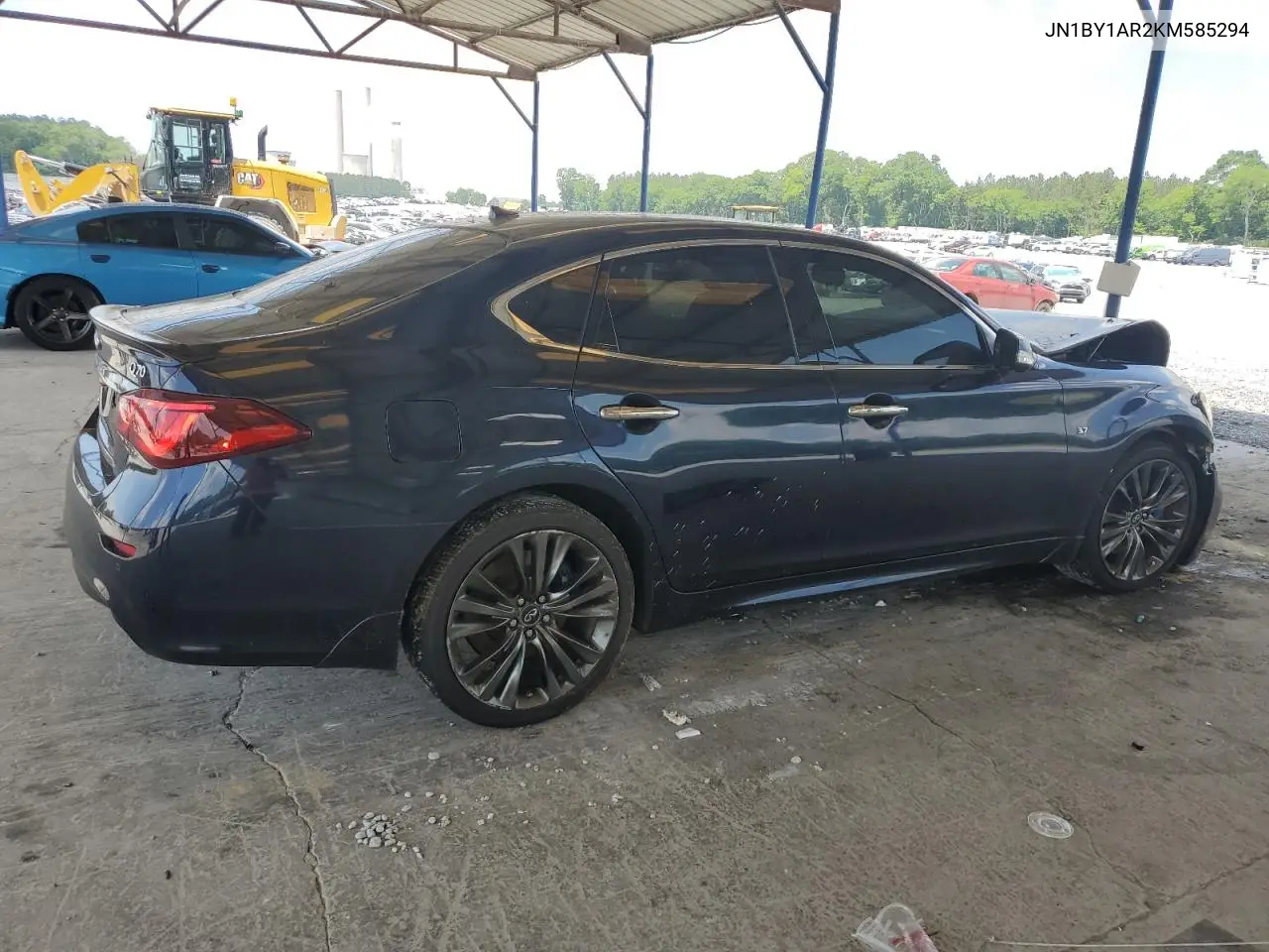 2019 Infiniti Q70 3.7 Luxe VIN: JN1BY1AR2KM585294 Lot: 56151815