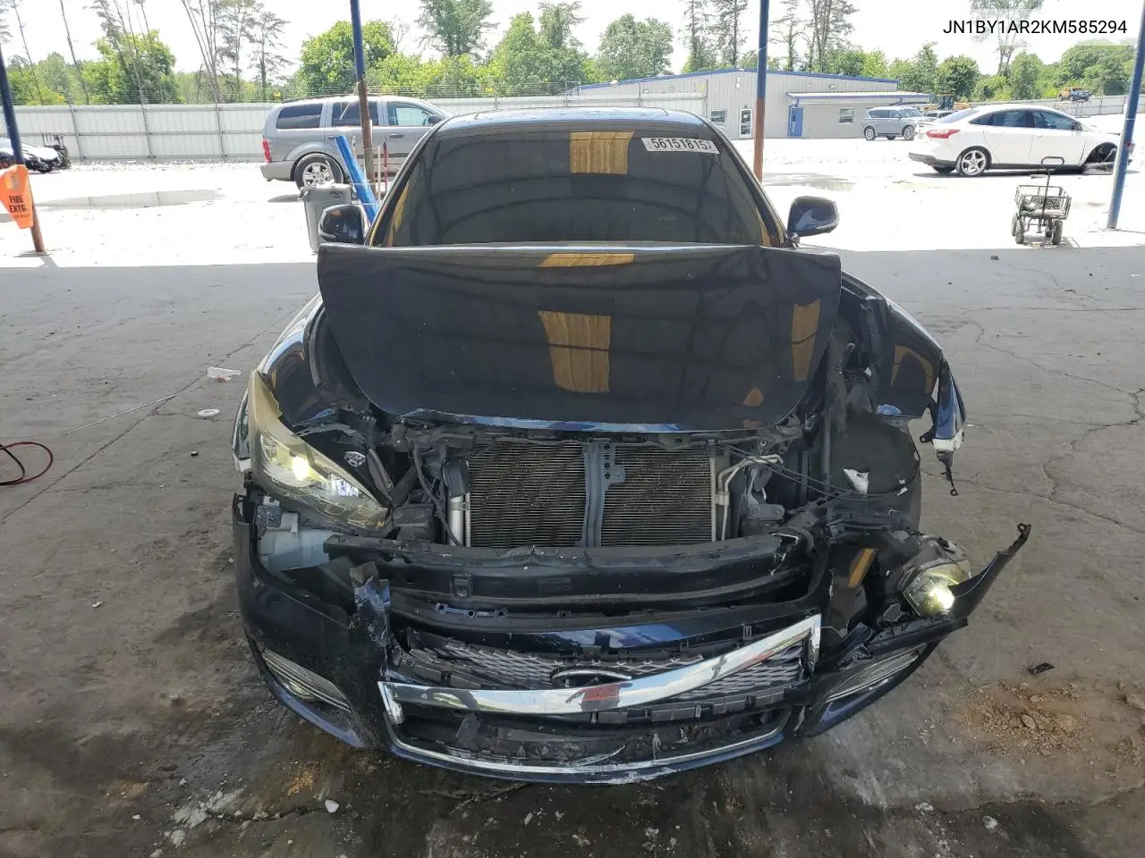 2019 Infiniti Q70 3.7 Luxe VIN: JN1BY1AR2KM585294 Lot: 56151815