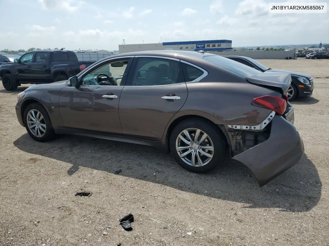 2019 Infiniti Q70 3.7 Luxe VIN: JN1BY1AR2KM585067 Lot: 57527895