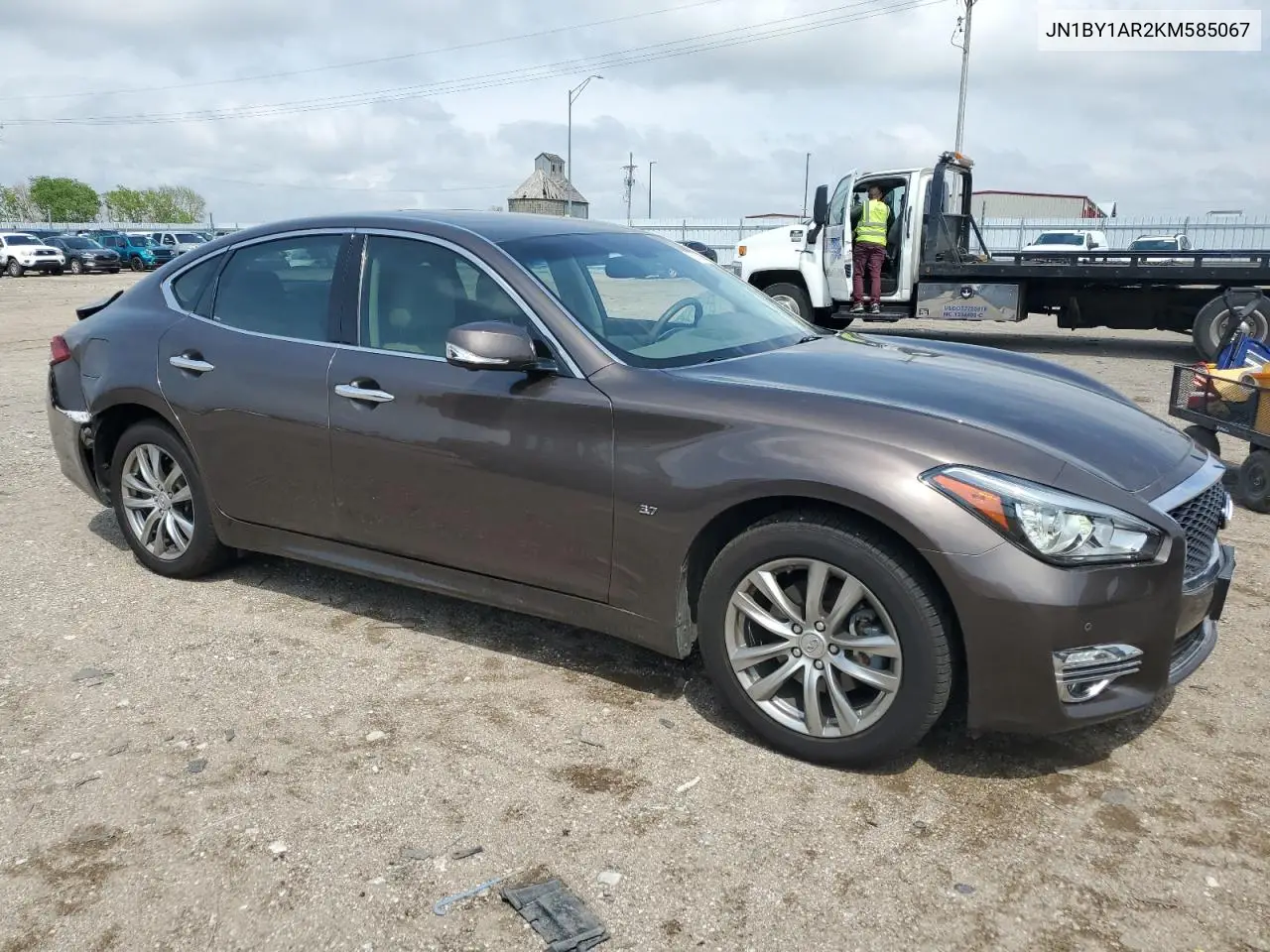 2019 Infiniti Q70 3.7 Luxe VIN: JN1BY1AR2KM585067 Lot: 57527895