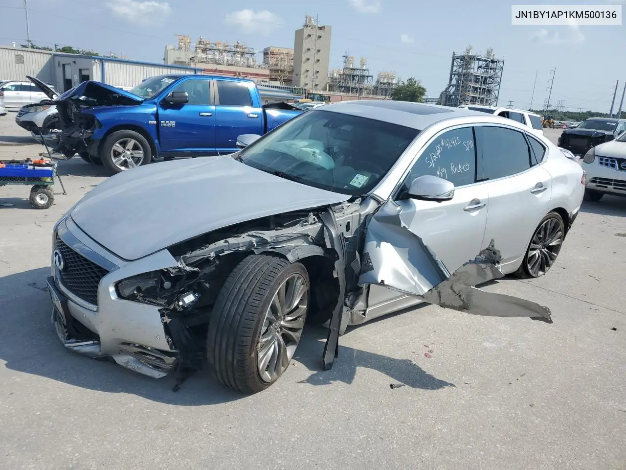 2019 Infiniti Q70 3.7 Luxe VIN: JN1BY1AP1KM500136 Lot: 59349665