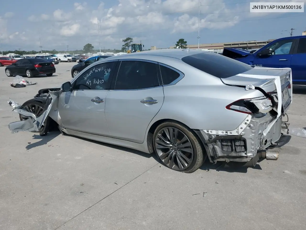 2019 Infiniti Q70 3.7 Luxe VIN: JN1BY1AP1KM500136 Lot: 59349665
