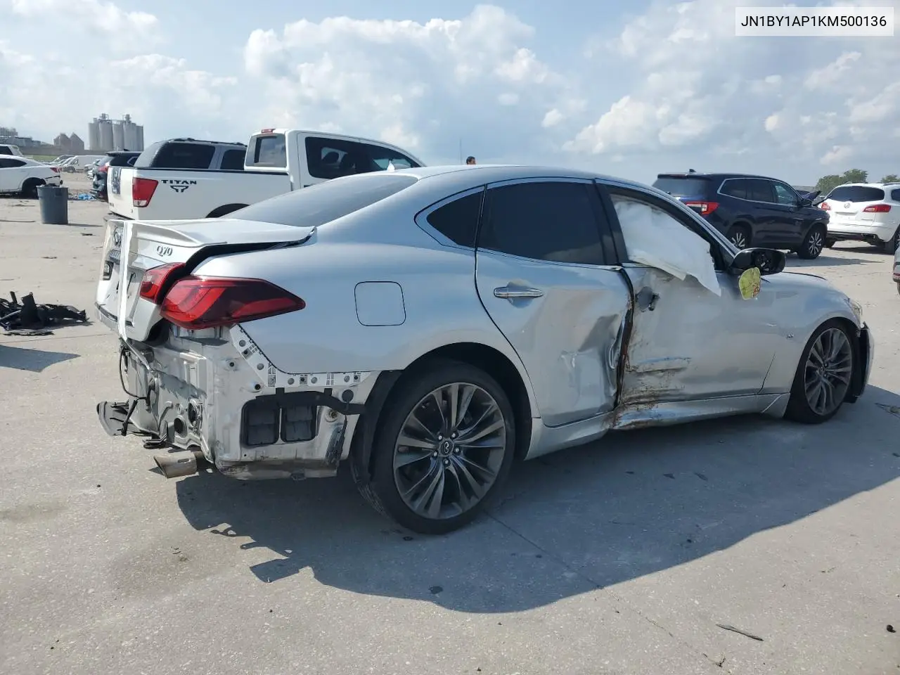 2019 Infiniti Q70 3.7 Luxe VIN: JN1BY1AP1KM500136 Lot: 59349665