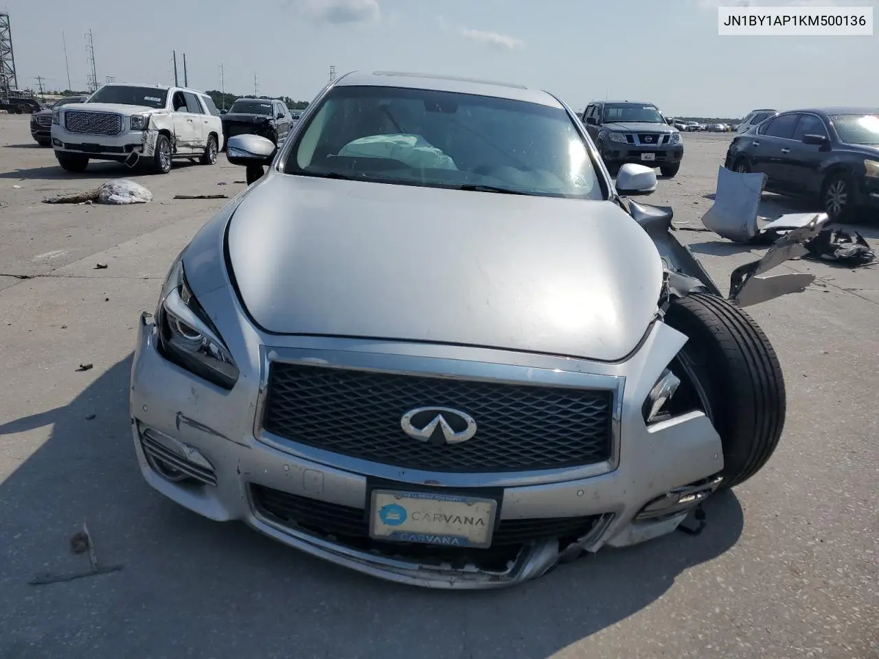 2019 Infiniti Q70 3.7 Luxe VIN: JN1BY1AP1KM500136 Lot: 59349665