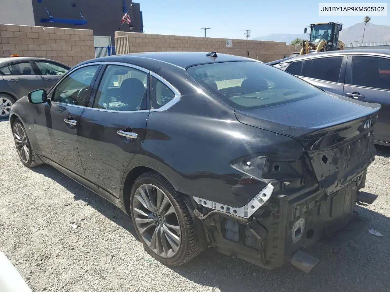 2019 Infiniti Q70 3.7 Luxe VIN: JN1BY1AP9KM505102 Lot: 61176205