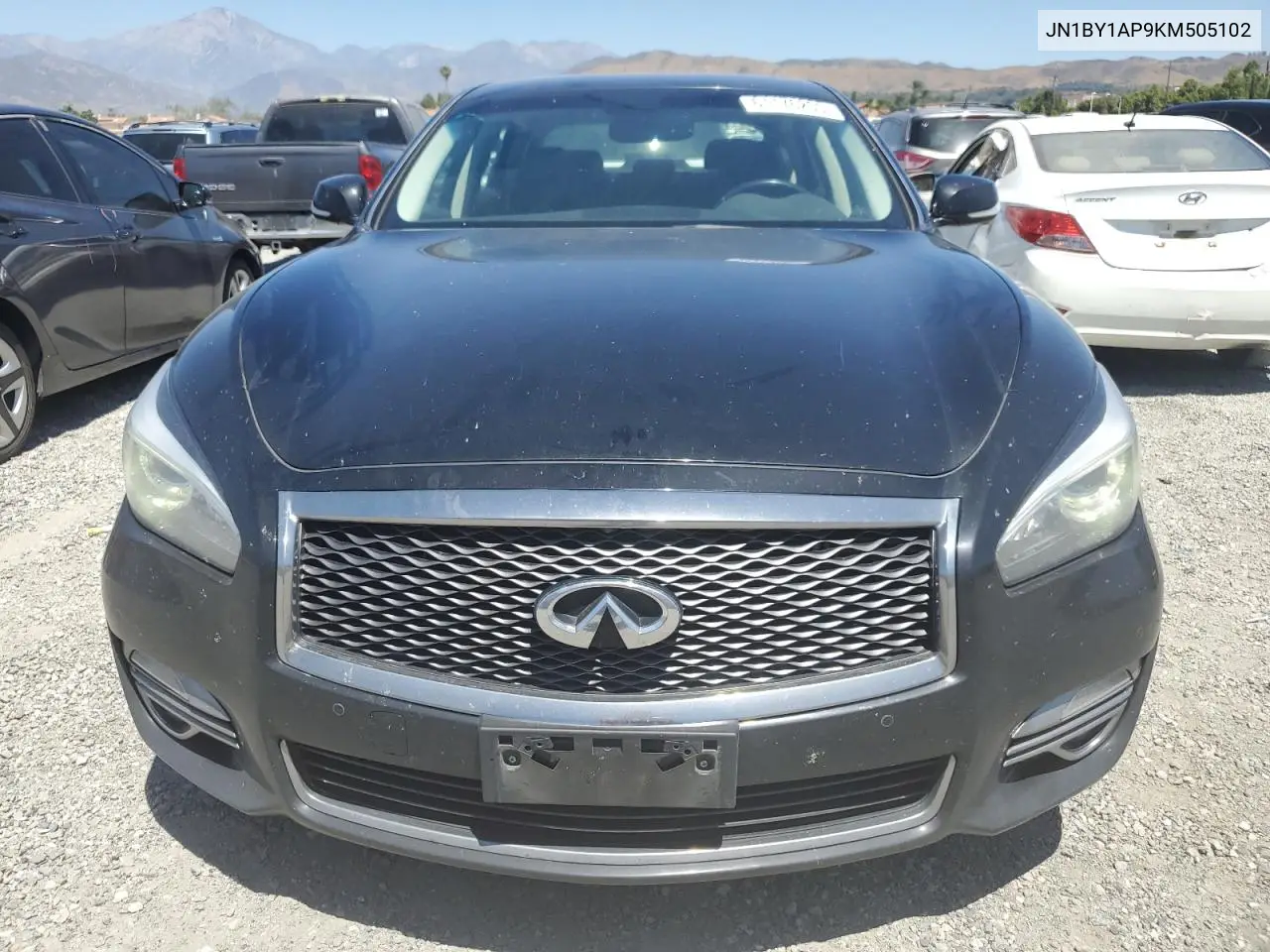 2019 Infiniti Q70 3.7 Luxe VIN: JN1BY1AP9KM505102 Lot: 61176205