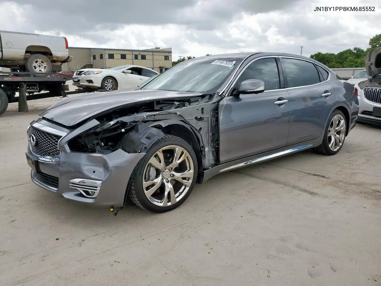 2019 Infiniti Q70L 3.7 Luxe VIN: JN1BY1PP8KM685552 Lot: 61467935