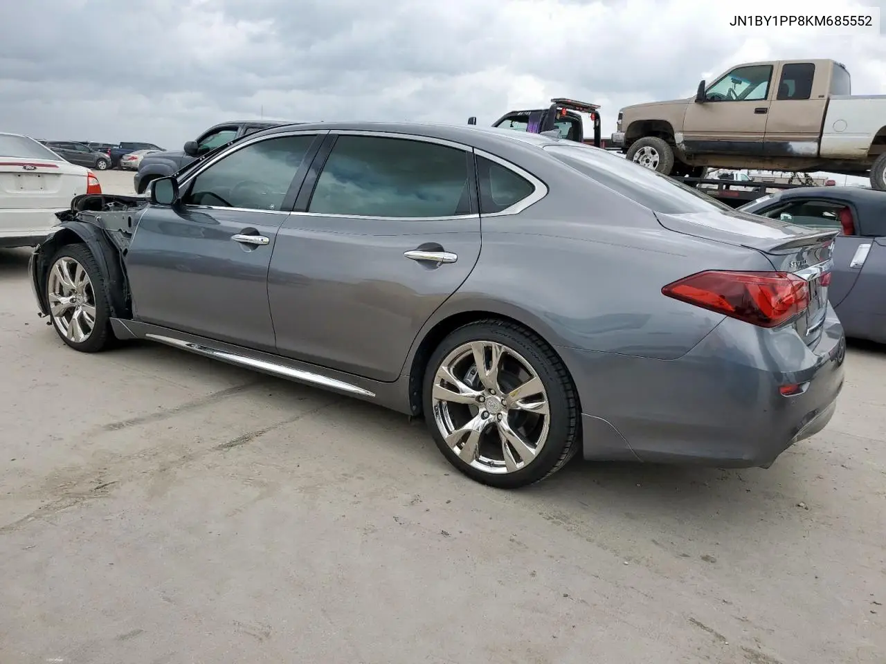 2019 Infiniti Q70L 3.7 Luxe VIN: JN1BY1PP8KM685552 Lot: 61467935