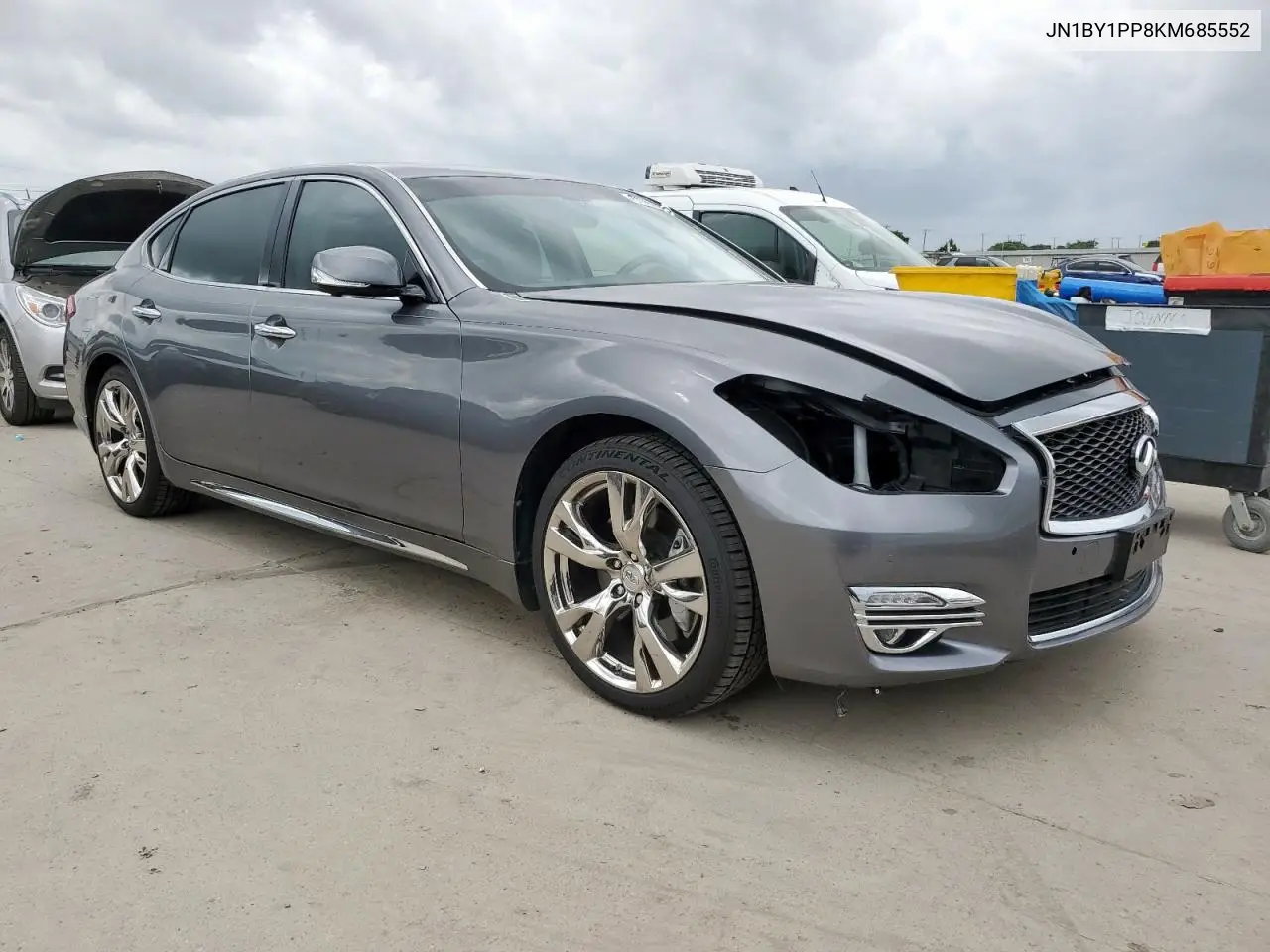 2019 Infiniti Q70L 3.7 Luxe VIN: JN1BY1PP8KM685552 Lot: 61467935