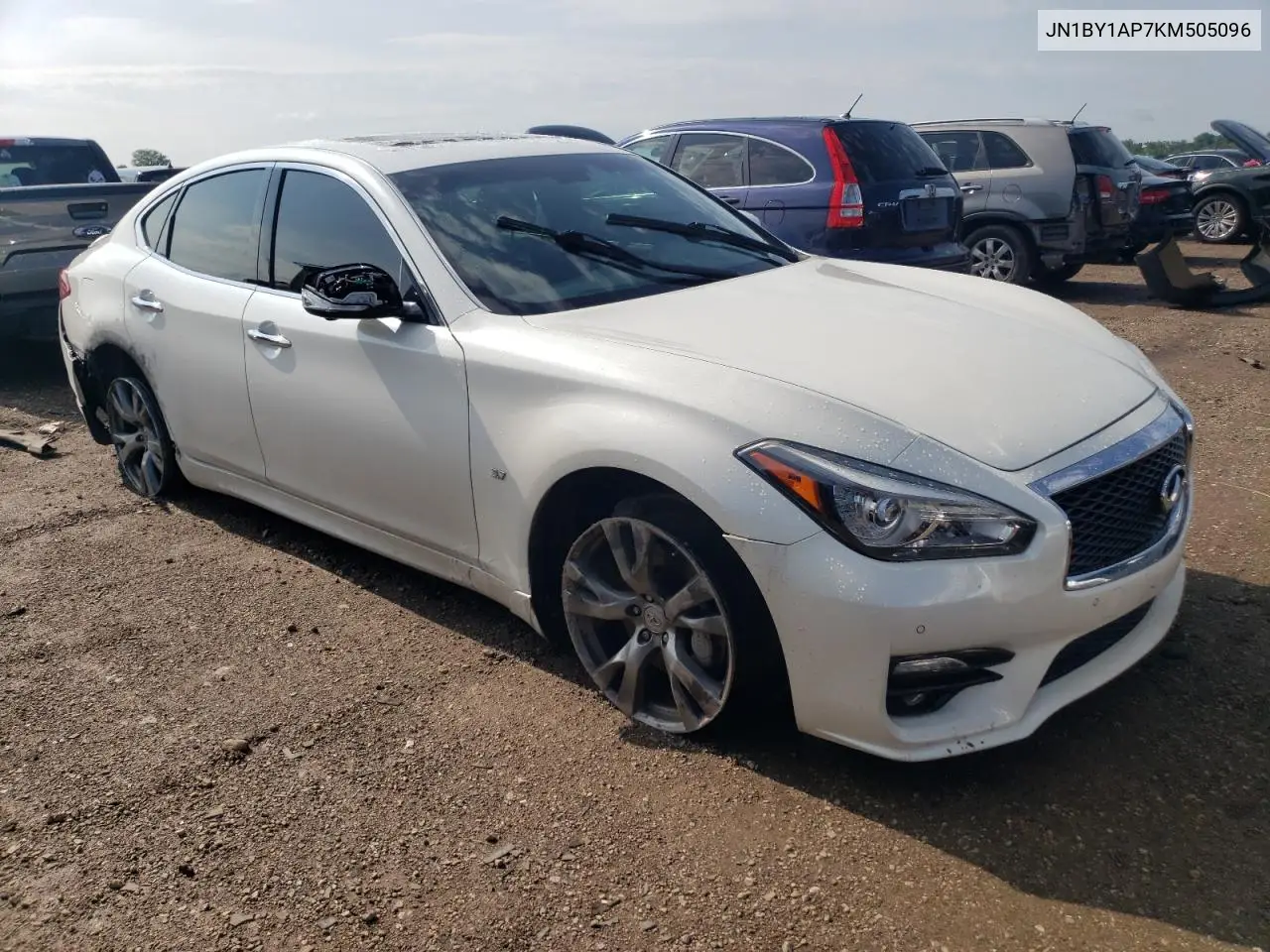 2019 Infiniti Q70 3.7 Luxe VIN: JN1BY1AP7KM505096 Lot: 61669215