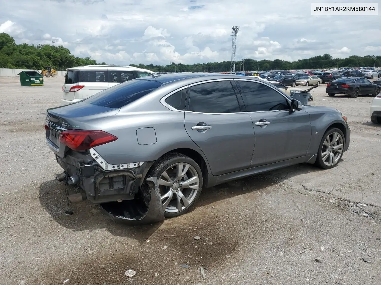 2019 Infiniti Q70 3.7 Luxe VIN: JN1BY1AR2KM580144 Lot: 62674805