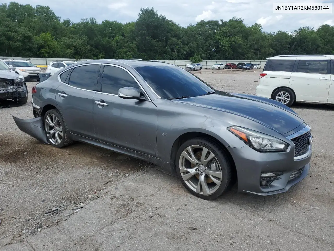 2019 Infiniti Q70 3.7 Luxe VIN: JN1BY1AR2KM580144 Lot: 62674805