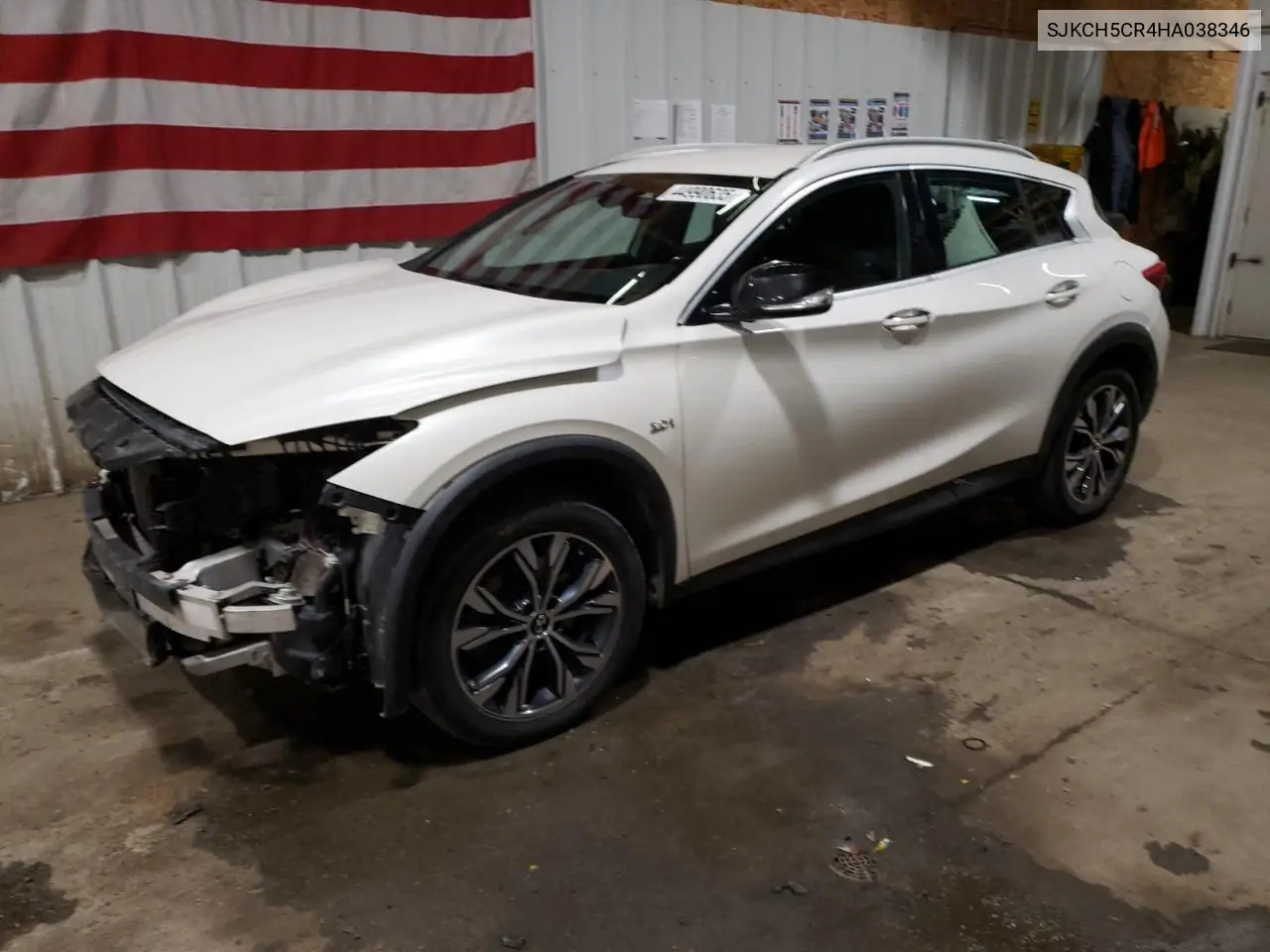 2017 Infiniti Qx30 Base VIN: SJKCH5CR4HA038346 Lot: 44990635