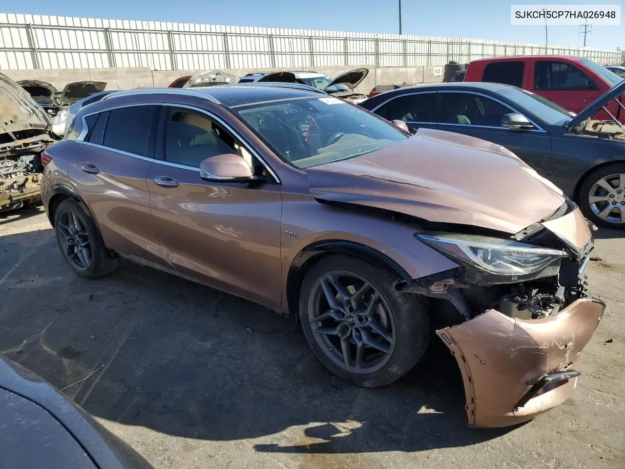 2017 Infiniti Qx30 Base VIN: SJKCH5CP7HA026948 Lot: 48031365
