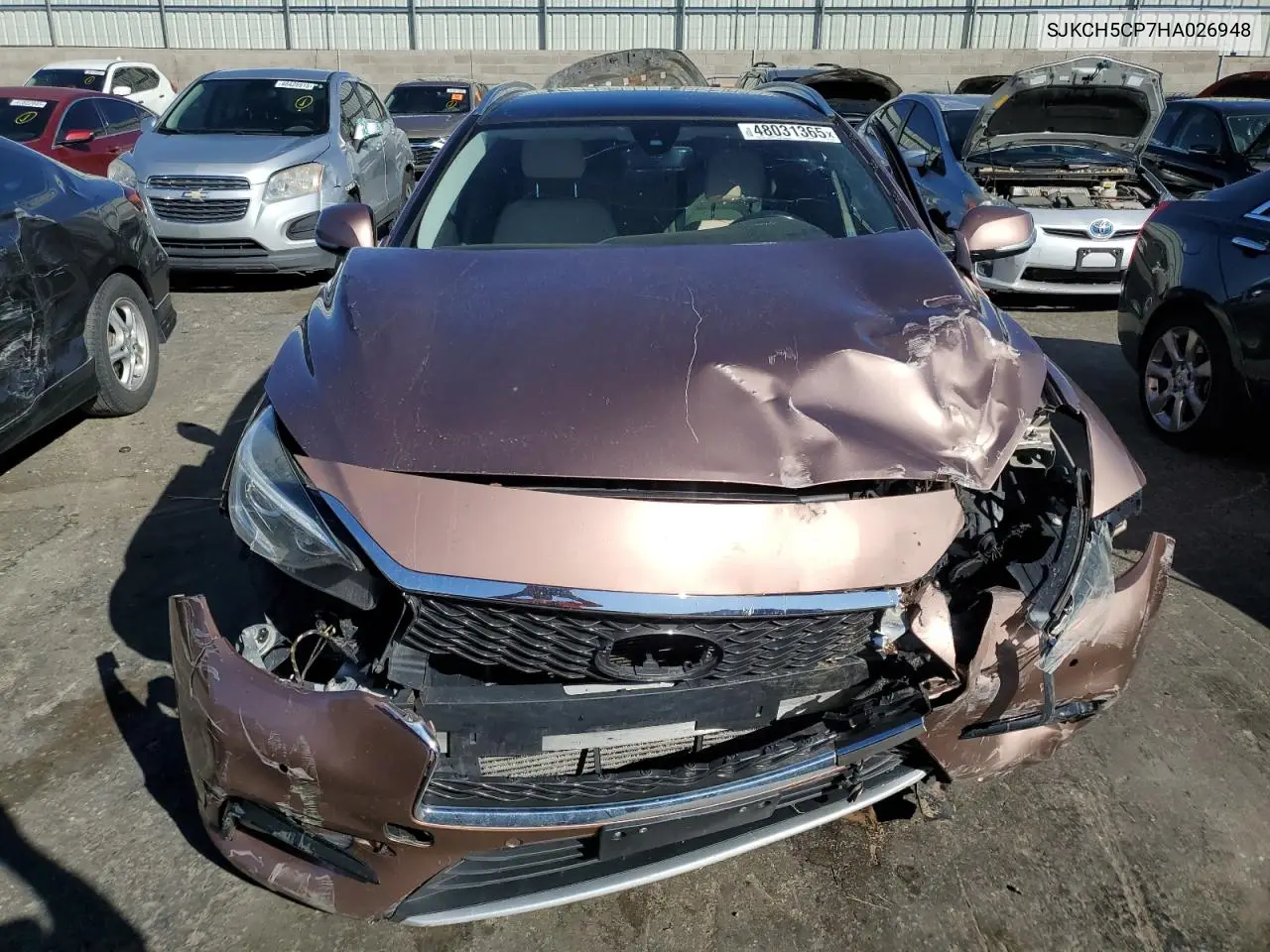 2017 Infiniti Qx30 Base VIN: SJKCH5CP7HA026948 Lot: 48031365