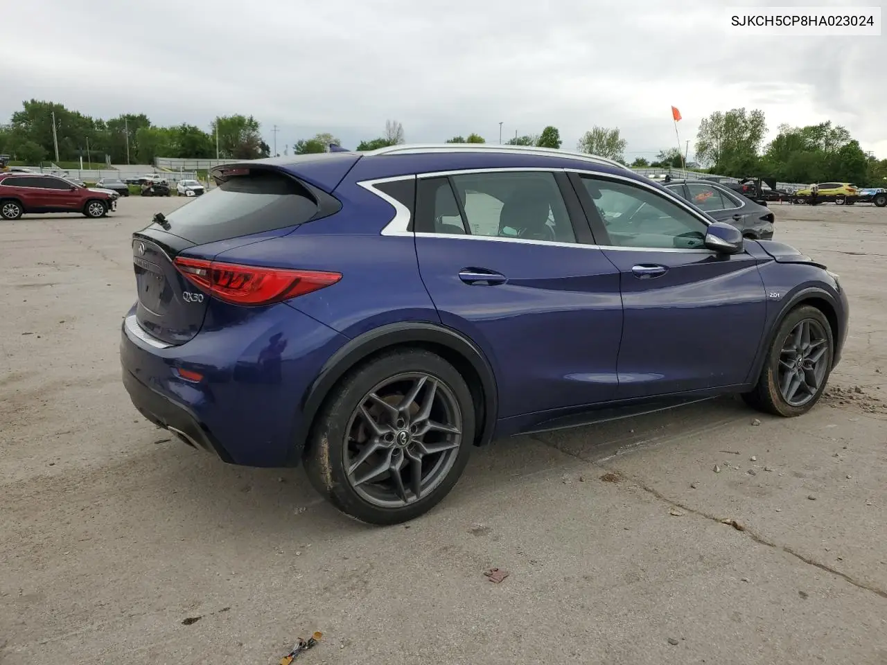 2017 Infiniti Qx30 Base VIN: SJKCH5CP8HA023024 Lot: 55675295