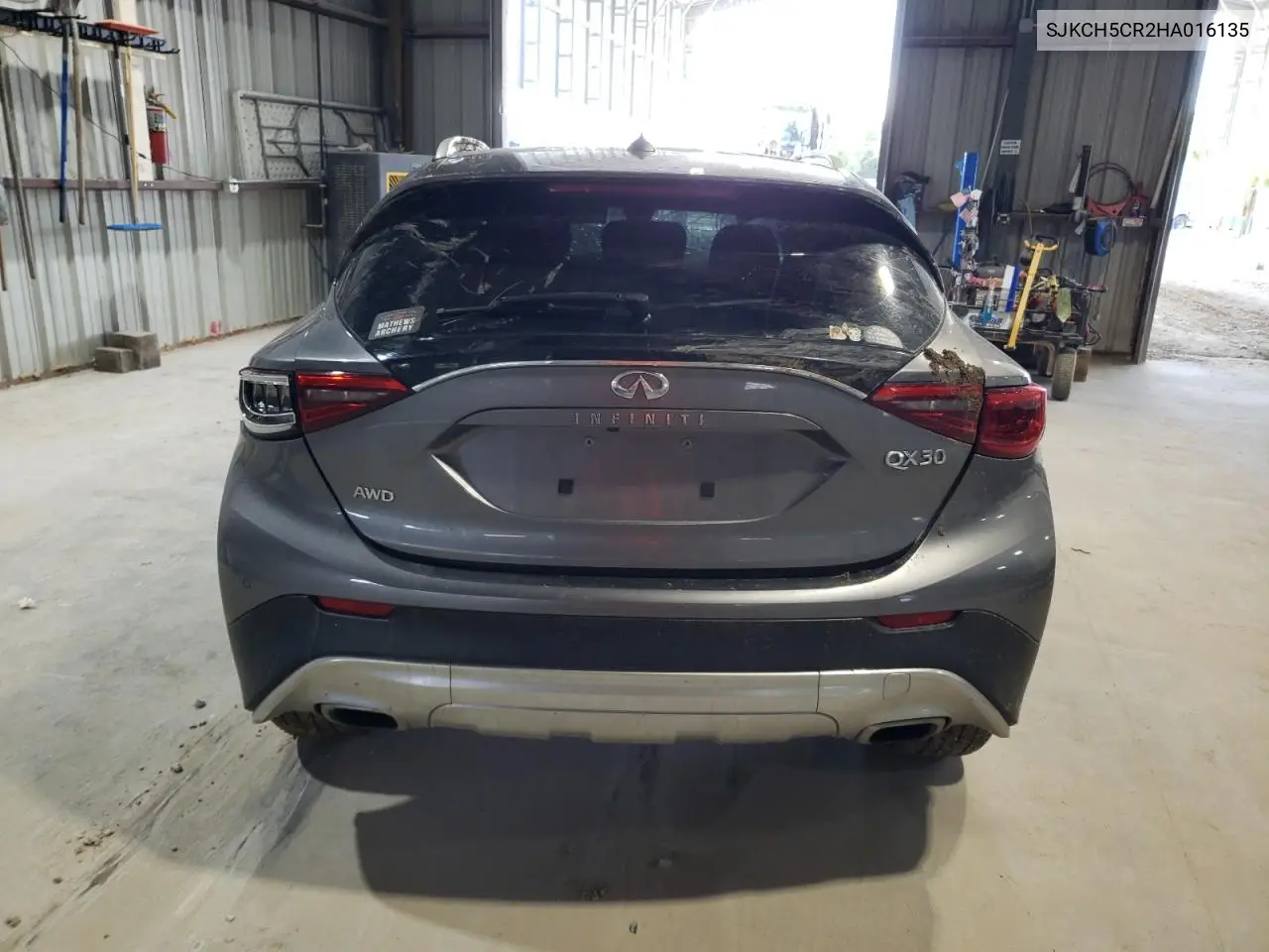 2017 Infiniti Qx30 Base VIN: SJKCH5CR2HA016135 Lot: 55981905