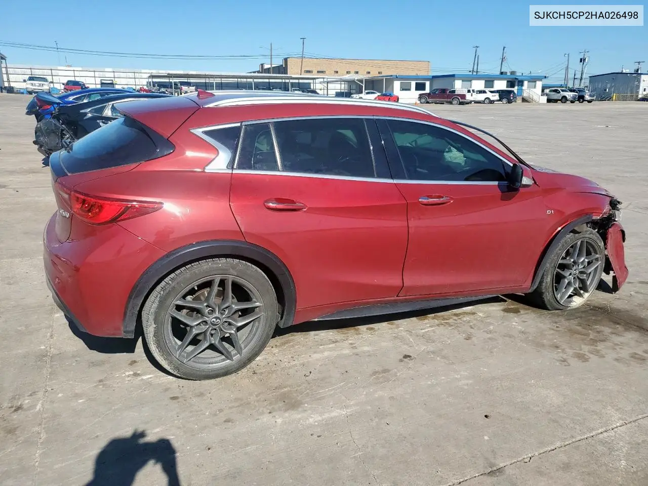 2017 Infiniti Qx30 Base VIN: SJKCH5CP2HA026498 Lot: 56338255