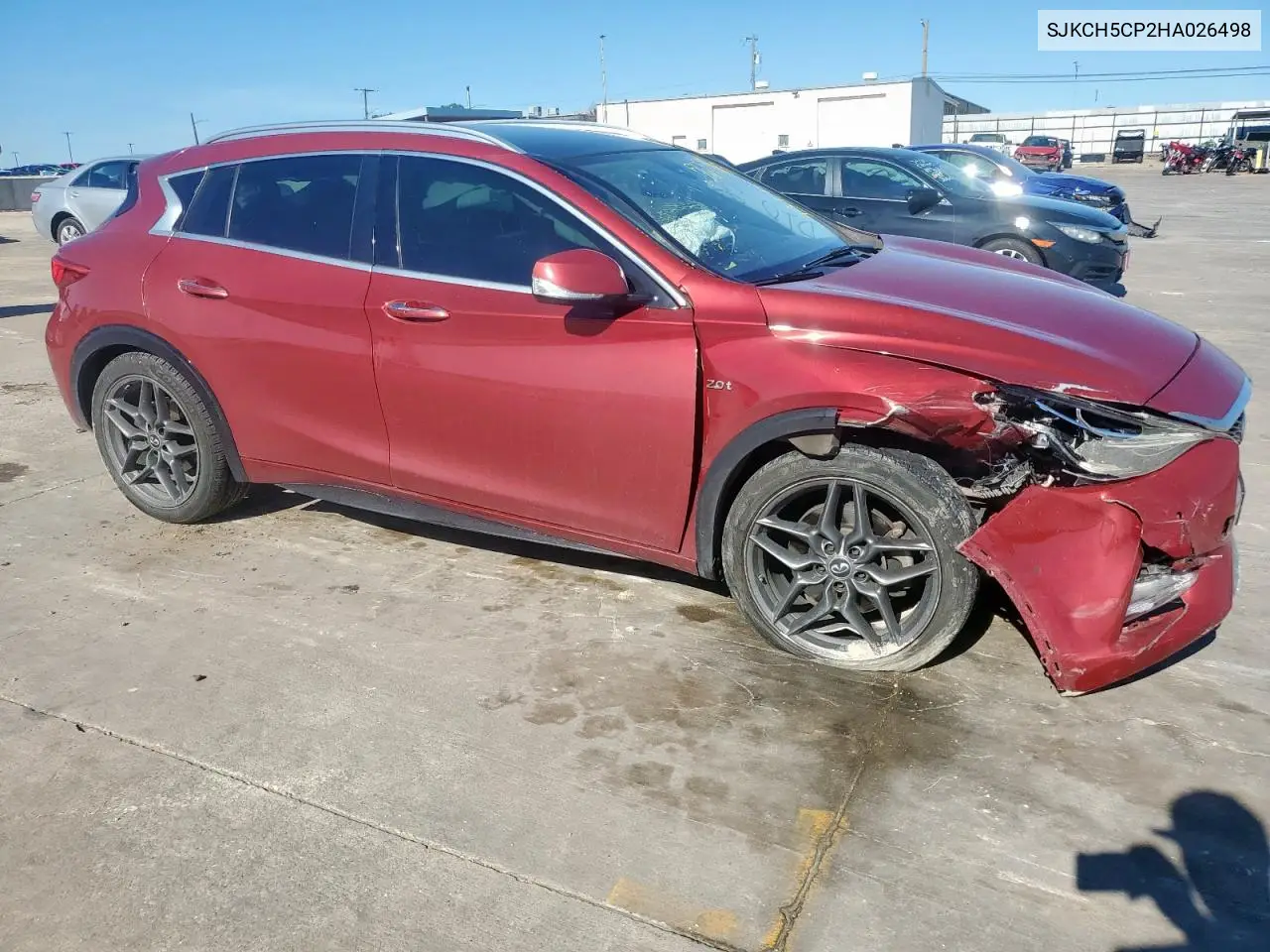 2017 Infiniti Qx30 Base VIN: SJKCH5CP2HA026498 Lot: 56338255